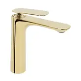 Смеситель для раковины (умывальника) REA BERG GOLD золотой низкий (REA-B2041)