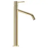 Смеситель для раковины (умывальника) REA LEVEL GOLD золотой высокий (REA-B2045)