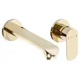 Смеситель для раковины (умывальника) REA HYPER GOLD + BOX настенный (REA-B2060)