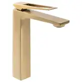 Смеситель для умывальника (раковины) REA PARKER BRUSHED GOLD высокий (REA-B4810)