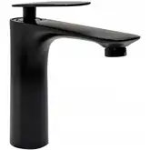 Смеситель для раковины (умывальника) REA ASTRO BLACK черный низкий (REA-B8440)