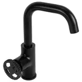 Смеситель для кухни REA VERTIGO SIDE BLACK черный высокий (REA-B8767)