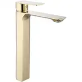 Смеситель для раковины (умывальника) REA URBAN GOLD золотой высокий (REA-B9912)