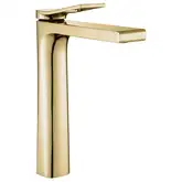 Смеситель для раковины (умывальника) REA SOUL GOLD золотой высокий (REA-B9952)