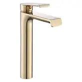 Смеситель для раковины (умывальника) REA HASS BRUSHED GOLD высокий (REA-B9971)