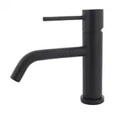 Смеситель для раковины (умывальника) YOKA MOLI 24 BLACK черный низкий (BU.MOLI-24-BLK)
