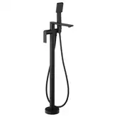 Смеситель для ванны CORSAN TRINO BLACK MATT напольный (CMB7159BL)