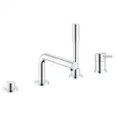 Смеситель на борт ванны Grohe Concetto (цвет - хром), с душевым гарнитуром (19576002)