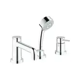 Змішувач на борт ванни Grohe Bau Classic на 3 отвори, хром (25118000)