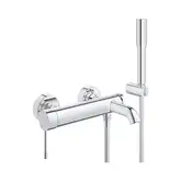 Змішувач для ванни Grohe Essence New з душовим гарнітуром, хром (33628001)