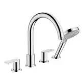 Змішувач на край ванни Hansgrohe Vernis Shape врізний на 4 отвори, хром (71459000)
