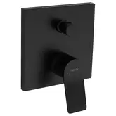 Hansgrohe Vernis Змішувач для ванни/душу, чорний матовий (75415670)