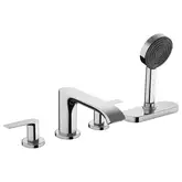Змішувач на борт ванни Hansgrohe Vivenis з sBox на 4 отвори, хром (75444000)