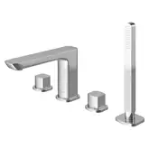 Смеситель для ванны KOHLMAN FOXAL CHROME на борт ванны (QB240F)