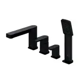 змішувач для ванни Omnires Baretti на 4 отвори black mat (BA7832BL)