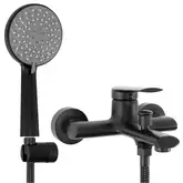 Rea Buzz Black Смеситель для ванны, черный (REA-B3421)