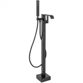 Смеситель для ванны REA CARAT BLACK черный напольный (REA-B5423)