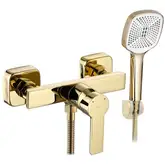 Смеситель для ванны и душа REA ARGUS GOLD  настенный без излива (REA-B6408)