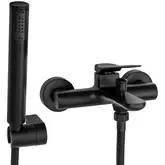 Змішувач для ванни та душу REA CREEK BLACK чорний настінний (REA-B9667)