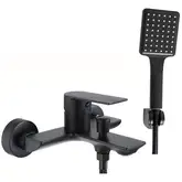 Rea Urban Black Змішувач для ванни та душу, чорний (REA-B9910)