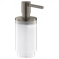 Дозатор для жидкого мыла 160 мл Grohe Selection, тёмный графит, матовый/стекло матовое (41028AL0)
