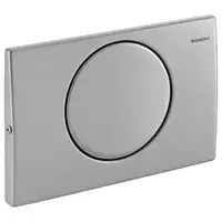 Geberit Delta 10 Клавіша змиву, сатинована сталь (115.108.00.1)