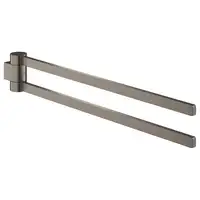 Полотенцедержатель двойной, поворотный 441 мм Grohe Selection, тёмный графит, матовый (41063AL0)