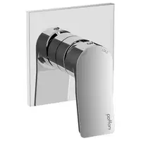 Смеситель для душа на 1 потребитель Paffoni Tilt (цвет - сталь), в комплекте со скрытой частью (TI010ST/M)