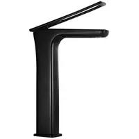 Смеситель для раковины (умывальника) REA SOHO BLACK HIGH черный высокий (REA-B8601)