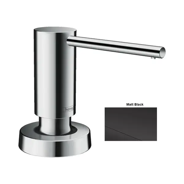 Дозатор кухонний для миючого Hansgrohe A51, 500 ml, Matt Black (40448670)