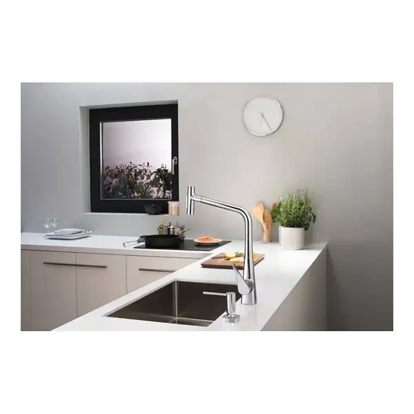 Дозатор кухонний для миючого Hansgrohe A71, 500 ml, Matt Black (40468670) Дозатор кухонний для миючого Hansgrohe A71, 500 ml, Matt Black (40468670)