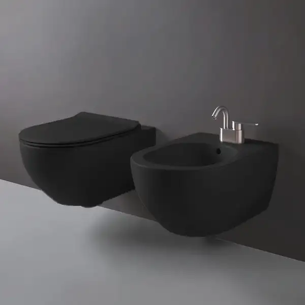 Біде підвісне Flaminia APP 54x36 h27cm, Carbone matt (AP218) (AP218CAR) Біде підвісне Flaminia APP 54x36 h27cm, Carbone matt (AP218) (AP218CAR)