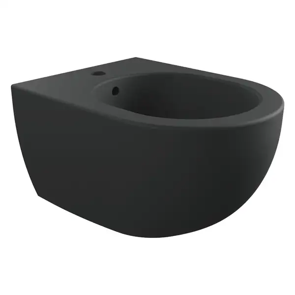 Біде підвісне Flaminia MINIAPP 48,5x36 h27cm, укорочене, Carbone matt (AP219) (AP219CAR)