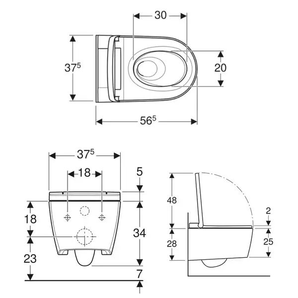 Geberit AquaClean Sela Унитаз-биде, белый (146.224.11.1) Geberit AquaClean Sela Унитаз-биде, белый (146.224.11.1)