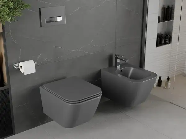 Подвесное биде MEXEN MADOX DARK GREY MATT (MEX-35155161) Подвесное биде MEXEN MADOX DARK GREY MATT (MEX-35155161)