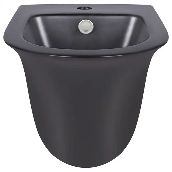 Биде подвесное Qtap Virgo 485х345х365 Matt black QT1855051FMB Биде подвесное Qtap Virgo 485х345х365 Matt black QT1855051FMB