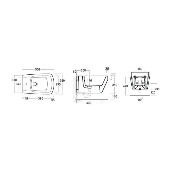 BB19/F87(F85) (WHITE) Біде BB 19 підвісне, біле+Комплект кріплень F87(F85) до BB18/BB19 SIMAS ІТАЛІЯ (BB19/F87(F85) (WHITE)) BB19/F87(F85) (WHITE) Біде BB 19 підвісне, біле+Комплект кріплень F87(F85) до BB18/BB19 SIMAS ІТАЛІЯ (BB19/F87(F85) (WHITE))