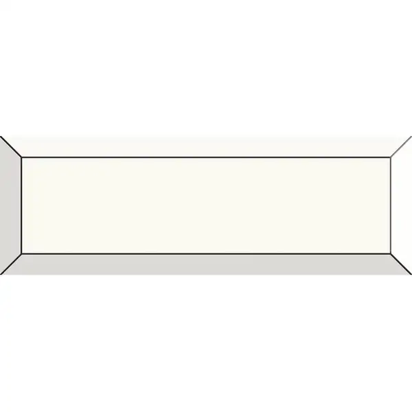 Декор настенный Almera Ceramica Frame White 7,5 х 22,5 см 466174