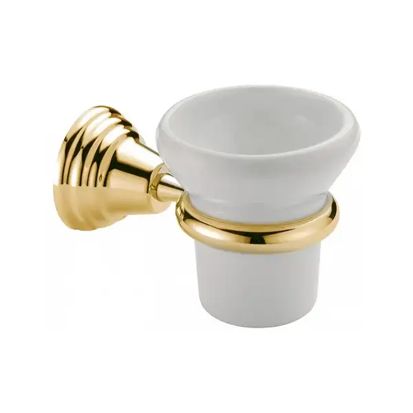 Стакан Canova CA14252 підвіс.керам/золото Bagno&Associati