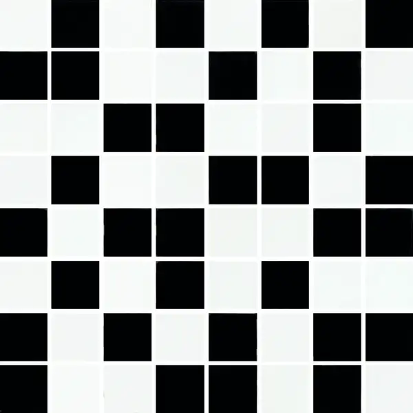 Мозаїка Чорно-біла 25x25 код 4439 Ceramika Color (5900652634439)