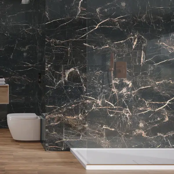 Цоколь Marquina Gold POL 8x59,7x0,8 код 9454 Cerrad (5903313319454)