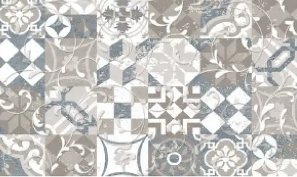 Cersanit Декор Margo Patchwork 25x40 код 9716 Церсаніт (TDZZ1225911079)