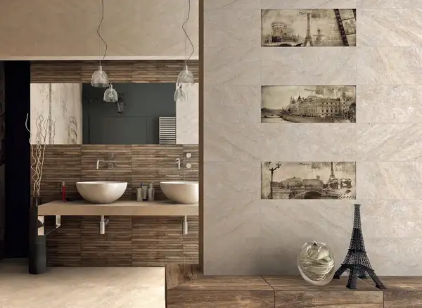 Декор Postcard Beige 1 Inserto 200x500x9 Konskie (ICT1039090G1,)