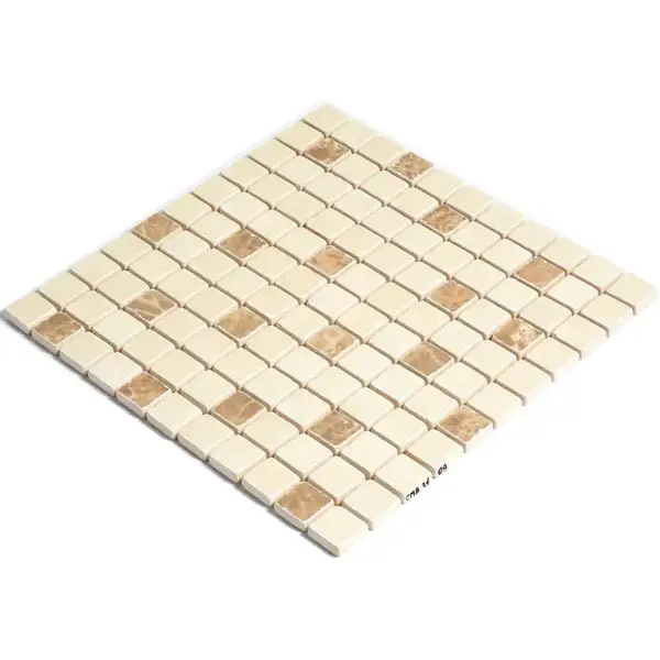 КОТТО КЕРАМІКА Мозаїка СМВ 3109 C2 beige/white 300 х 300 х 9   ( 25 х 25 ) Кераміка Лео УКРАЇНА (СМВ 325009)