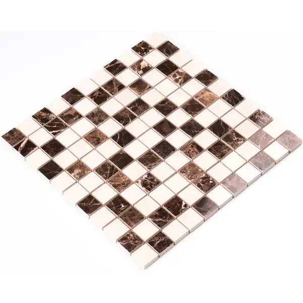 Мозаїка СМ 3022 С2 Brown-White 300×300x9 Котто Кераміка (СМ 325022) Мозаїка СМ 3022 С2 Brown-White 300×300x9 Котто Кераміка (СМ 325022)