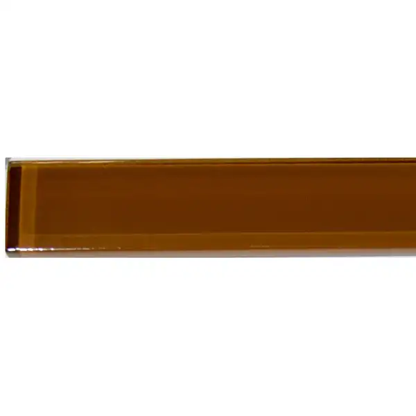 KOTTO Фриз скляний GF 451514 brown white 15х450х8 Кераміка Лео УКРАЇНА (GF 4515014)
