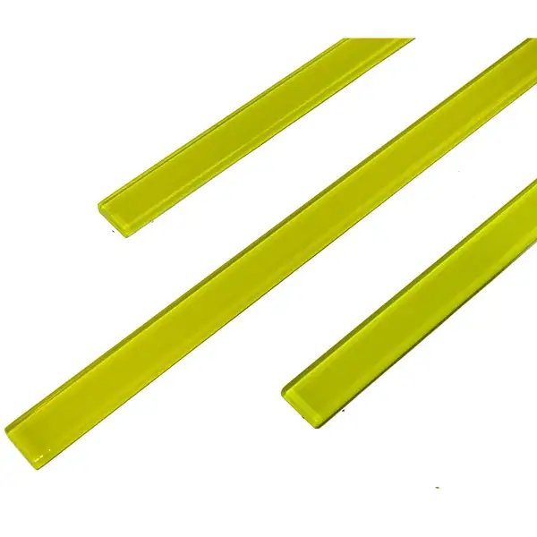 KOTTO Фриз скляний GF 451518 yellow 15х450х8 Кераміка Лео УКРАЇНА (GF 4515018)