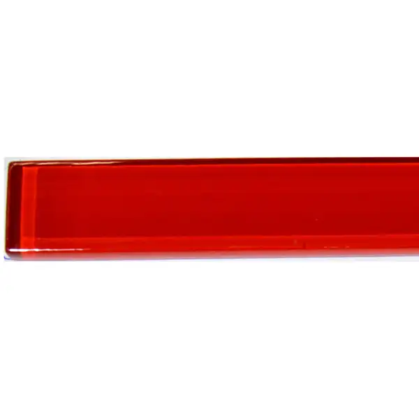 KOTTO Фриз скляний GF 9005 red 25х900 Кераміка Лео (GF 90005)