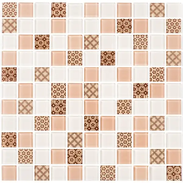 KOTTO Мозаїка GM 4055 C3 Beige W-Beige M-Structure 300x300x4 Котто Кераміка (GM 425055) KOTTO Мозаїка GM 4055 C3 Beige W-Beige M-Structure 300x300x4 Котто Кераміка (GM 425055)