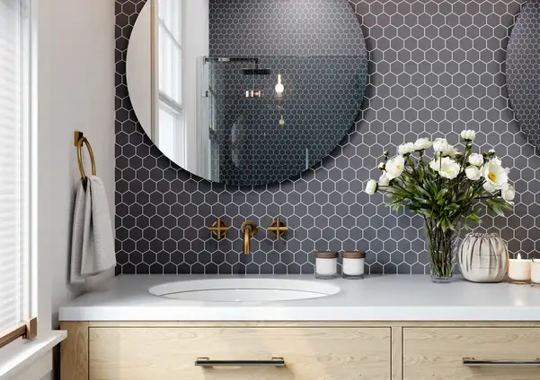 KOTTO Мозаїка HEXAGON H 6003 Grey Shedol 295х295х9 Кераміка Лео УКРАЇНА